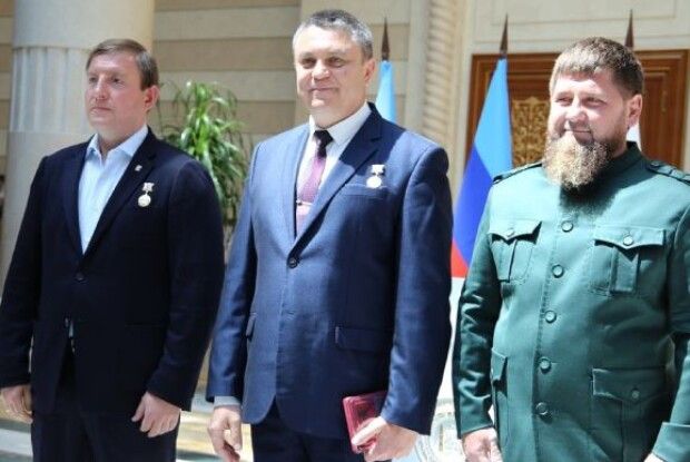 Леонід Пасічник, Андрій Турчак... Раби з гарними українськими прізвищами стали на коліна перед Кадировим (Відео)