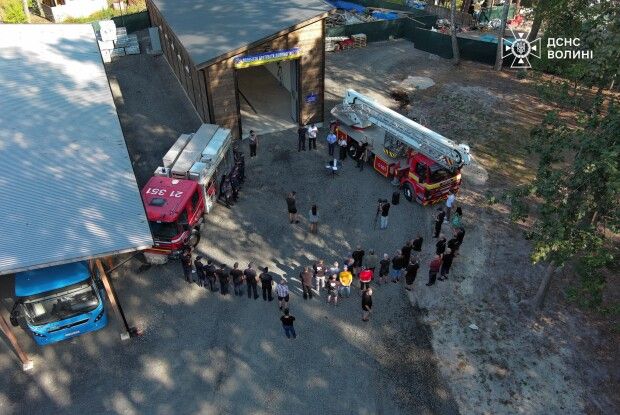 Поблизу обласного центру Волині побільшало полку вогнеборців (Фото)