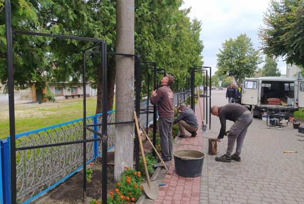 У громаді на Волині облаштовують Алею Слави загиблих Героїв (Фото)