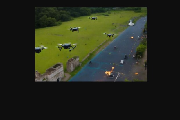 Китай продемонстрував дрони, що... «саморозмножуються» (Відео)