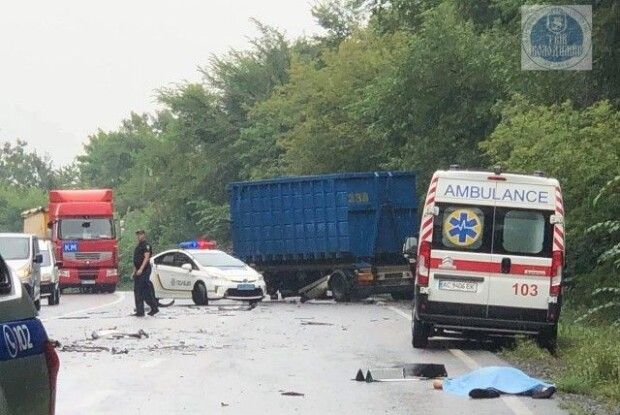 На Волині – смертельна ДТП: загинув водій (Фото)