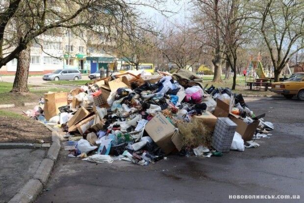Волинянку в квартирі ледь не засипало сміттям (Фото)
