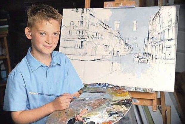 Кажуть, у цього юного художника переселився сам Моне