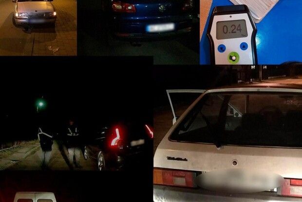 Шістьох п’яних водіїв зловили поліцейські цієї ночі