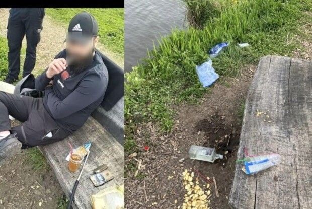 «путін – хороша людина»: у парку Рівного студент пиячив і розповідав, як любить росію (Фото)