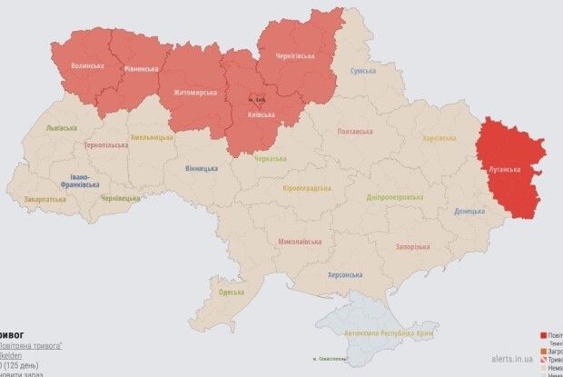Біля кордону з Рівненщиною помічено ворожу авіацію