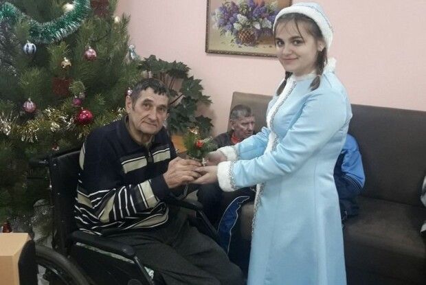 Маленькі ковельчани з нагоди Різдва відвідали мешканців відділення стаціонарного догляду