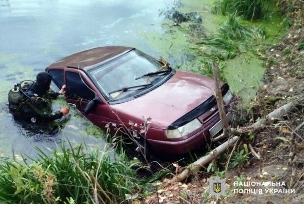 На Полтавщині жінку з дитиною виявили мертвими в затопленому авто, пошуки батька тривають