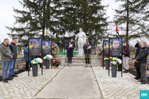 У невеликому селі на Волині відкрили Алею пам’яті загиблим захисникам-односельчанам