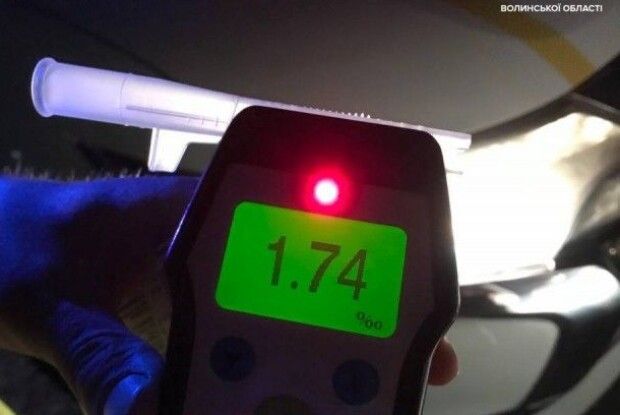 На Волині спіймали трьох п'яних водіїв (Фото)