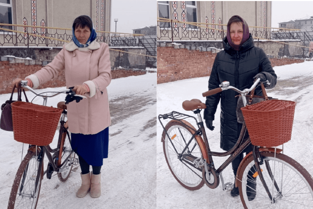 У громаді на Волині для соціальних працівників закупили велосипеди