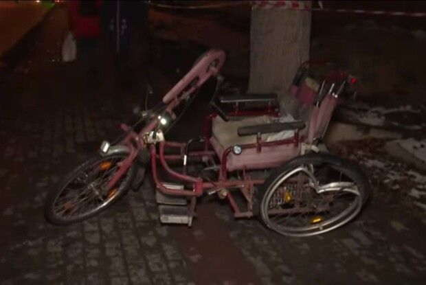 У Луцьку п’яний водій збив чоловіка в інвалідному візку (Відео)