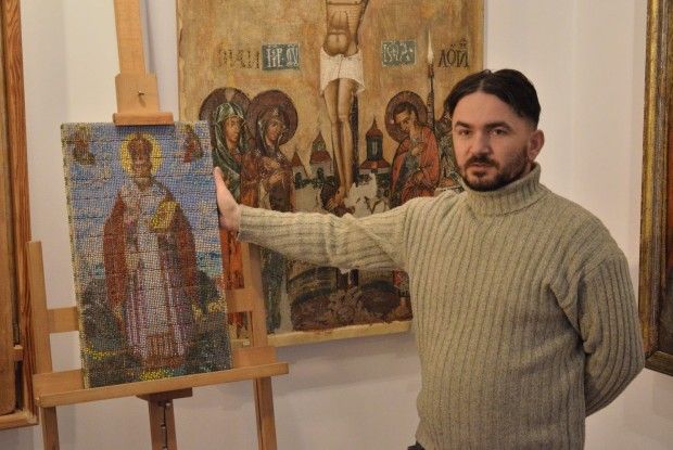 Люблинецький майстер творить святих… із сірників