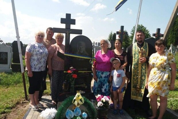 На Волині згадали молитвою загиблого на Донбасі Андрія Ліщину 