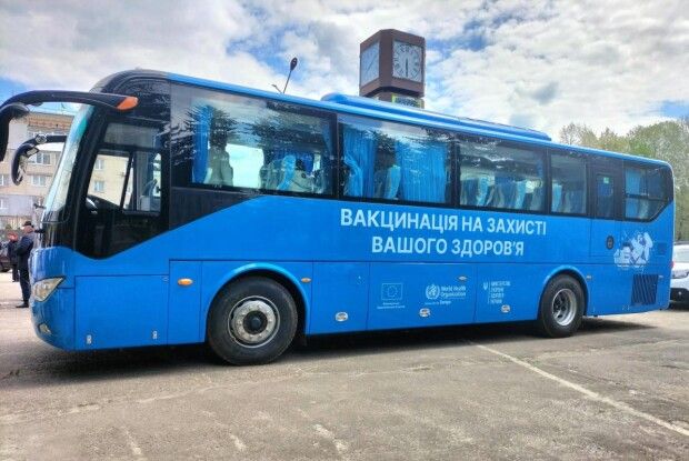 У місті на Волині запрацює вакцинальний автобус та нададуть безкоштовні виїзні медичні послуги