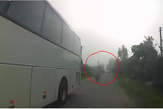 На Волині троє дітей на одному скутері ледь не потрапили під колеса авто в тумані