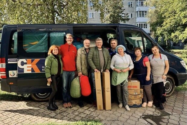 У місто на Волині завітали німецькі благодійники з подарунками та намірами співпраці