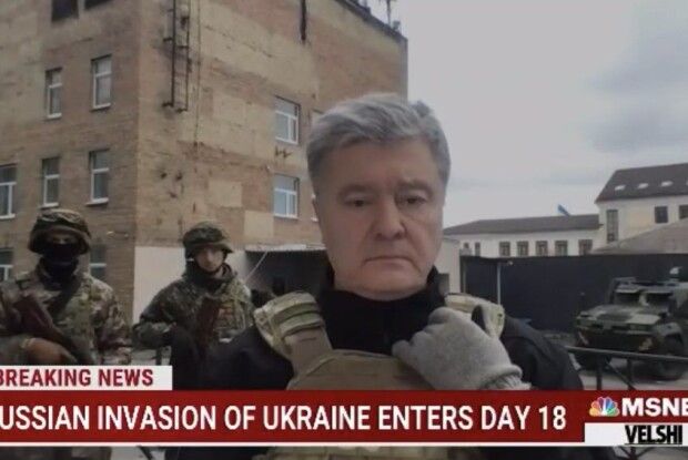 Порошенко в ефірі MSNBC: обстріл Яворівського центру – це терористична атака на кордоні з НАТО, союзникам час відкривати другий фронт