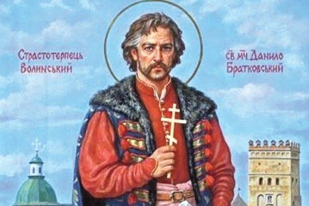 Святого стратили  сімома ударами меча