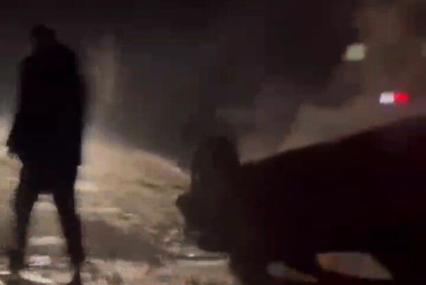 На Рівненщини перекинувся «Ягуар» (Відео)