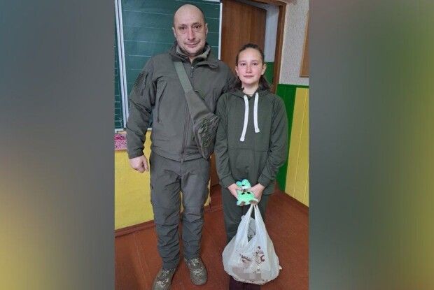 На Волині військовий розшукав школярку, щоб віддячити їй  за лист на фронт