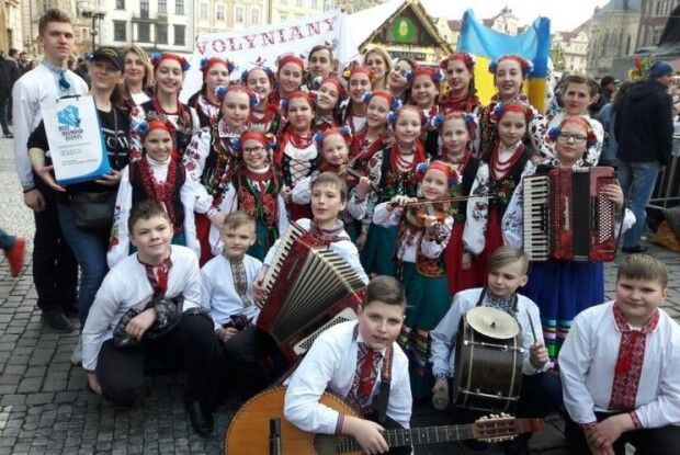 Ансамбль народної музики «Волиняни» вразив пражан