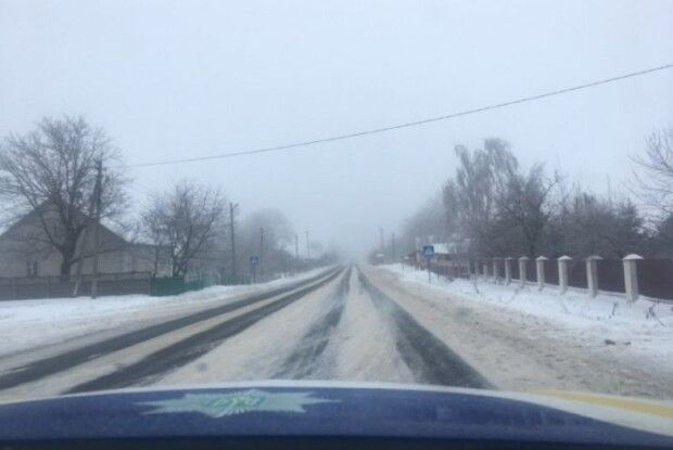 На Горохівщині вантажівка перекрила дорожній рух (Відео)