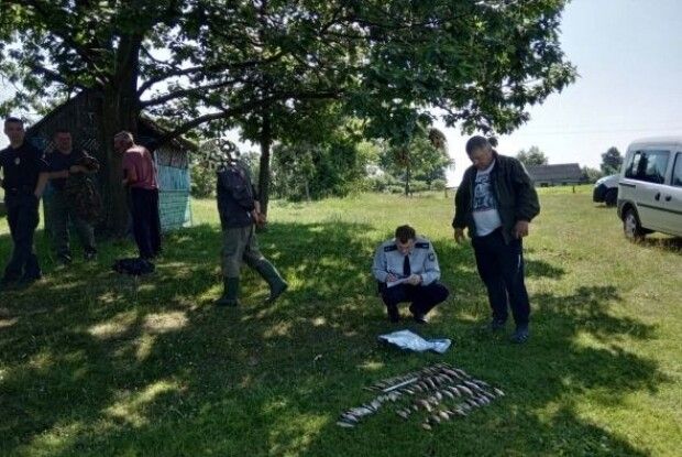 На Волині спіймали рибного браконьєра