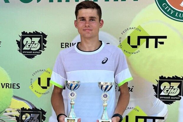 Тенісист з Волині став переможцем всеукраїнського турніру