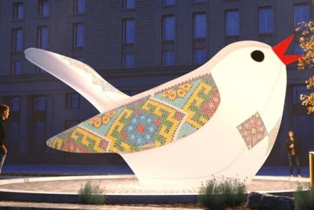 У Ліверпулі до пісенного конкурсу «Євробачення» встановлено інсталяцію на честь України (Фото)