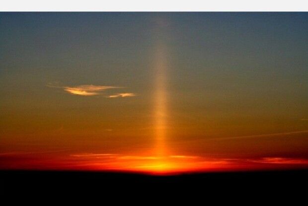 Над Волинню побачили «сонячний стовп» (Фото)