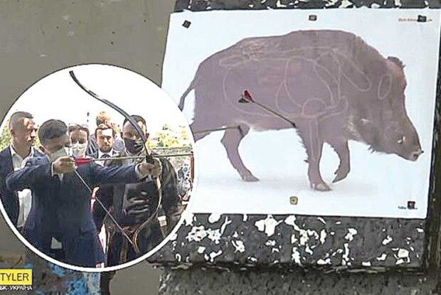 Зеленський на Західній Україні пив каву, стріляв із лука і фоткався з фанами