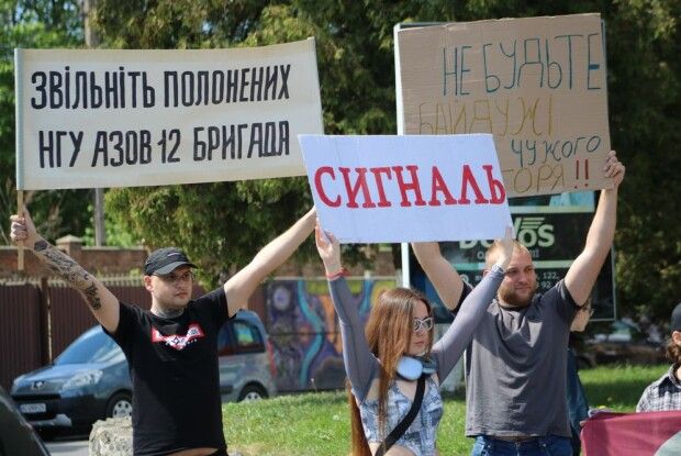  У місті на Волині відбувся автопробіг на підтримку військовополонених та зниклих безвісти (Фото) 