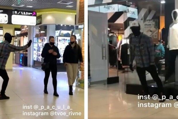 «Так і серце може стати»: у центрі Рівного хлопець розігрував перехожих (Відео)