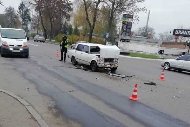 Сталася ДТП на пішохідному переході (Фото)