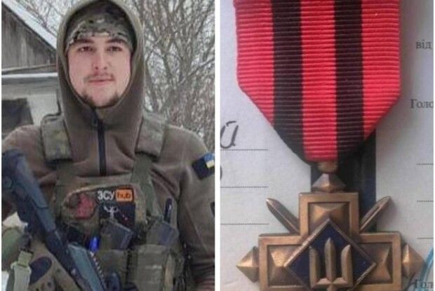 Захиснику з Волині вручили «Золотий хрест» від Залужного