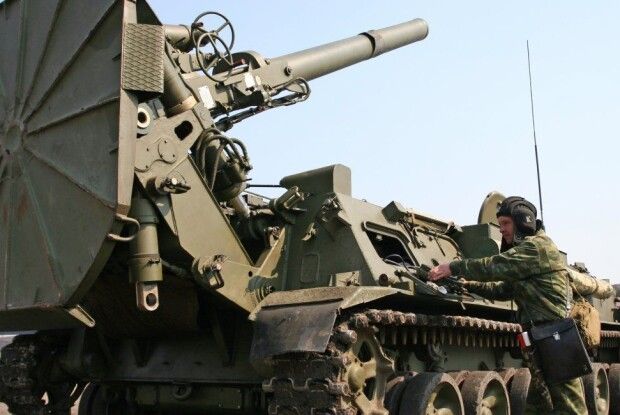 Для підтримки своїх військ біля Ізюму рашисти перекинули важкі САУ «Тюльпан»; - Генштаб ЗСУ