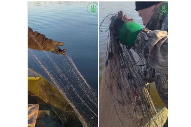 Екоінспектори Волині вилучили 400 метрів браконьєрських сіток