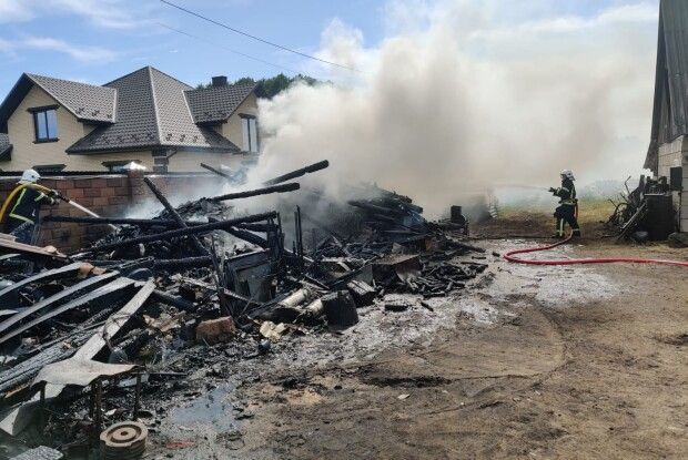 За минулий тиждень на Волині рятувальники здійснили 31 виїзд на гасіння пожеж