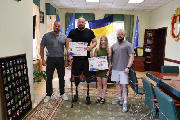 У Луцьку спортсменам вручили грошові сертифікати (Фото)