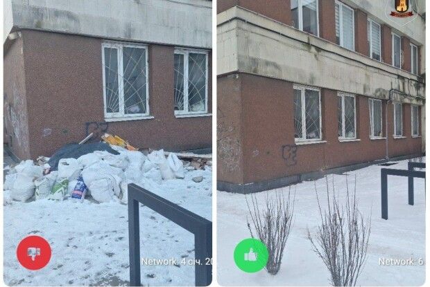 У Луцьку порушника змусили прибрати будівельний мотлох