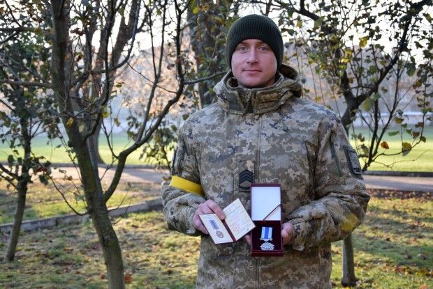 Прикордонник волинського загону отримав державну нагороду (Фото) 