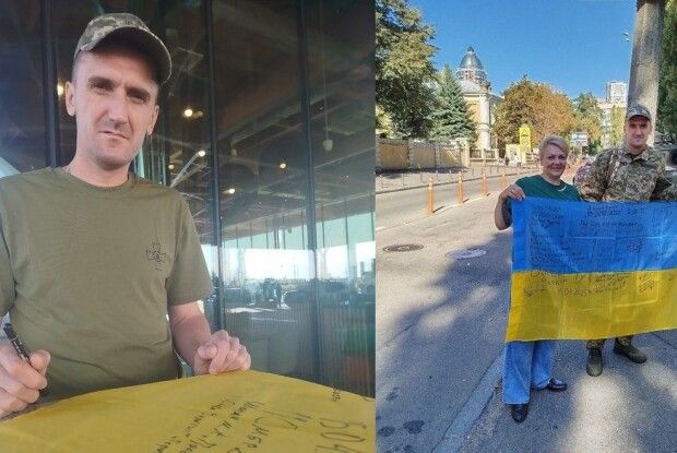 З пекла полону – додому: у Луцьку зустріли звільненого воїна Михайла Шостака