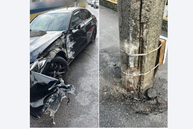 В обласному центрі Волині водій протаранив електростовп