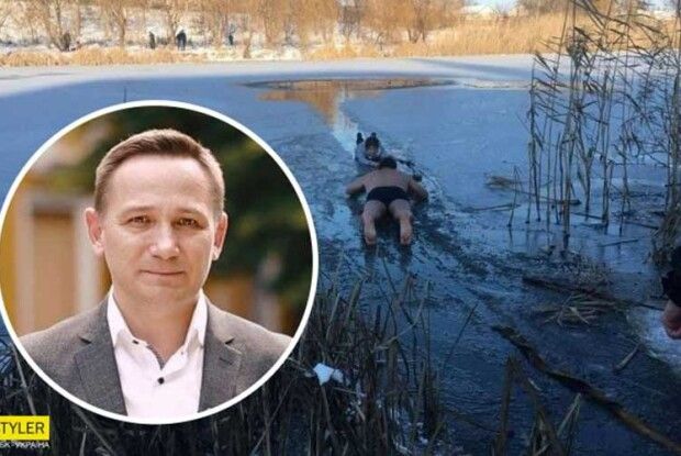 Екснардеп, який витягнув із крижаної води школярку: «Просив її не здаватись, бо сили покидали» (Відео)