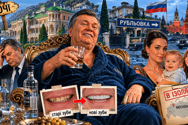 Запої, нові зуби та мала дитина: як в росії живе Янукович
