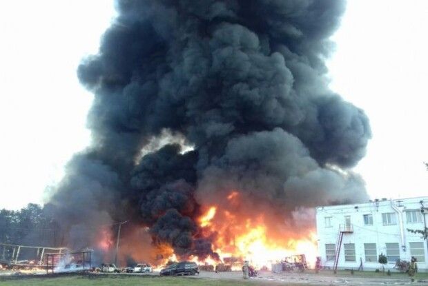На Львівщині трапилася масштабна пожежа