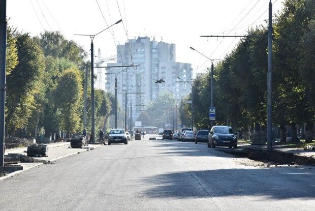 Ремонт: проспект Волі у Луцьку майже готовий до відновлення руху транспорту (Фото)