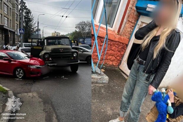П’яна водійка на «Хонді» з дитиною в салоні врізалась у ЗІЛ
