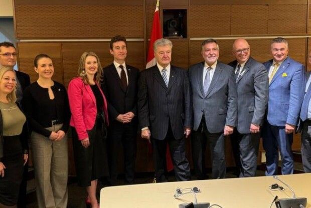 Безпекові питання: Порошенко в Канаді зустрівся з парламентською Групою дружби з Україною